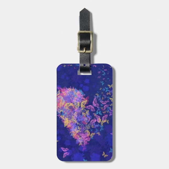 Butterfly Heart - Love Luggage Tag (Front Vertical)
