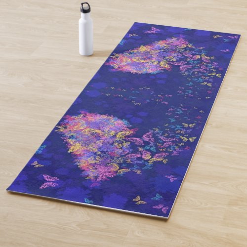 Butterfly Heart _ Love _ Yoga Mat