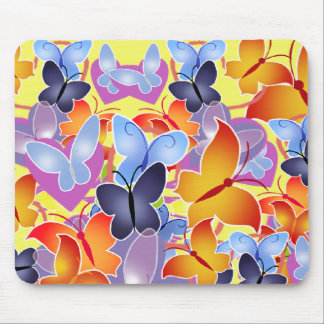 Butterfly Hearts Mouse Pad