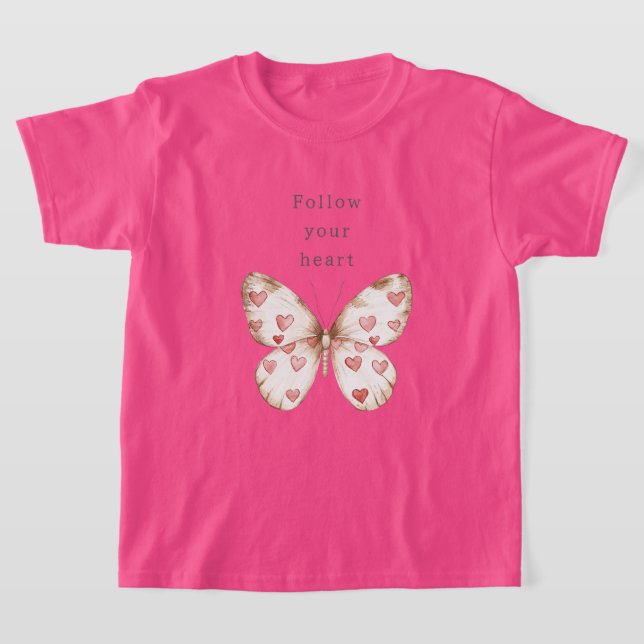 Butterfly Hearts T-Shirt (Laydown)