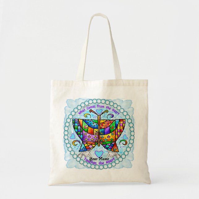 Butterfly Hearts  Tote Bag (Front)
