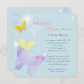 Butterfly Heaven Whimsical Bridal Shower Invitation (Front/Back)