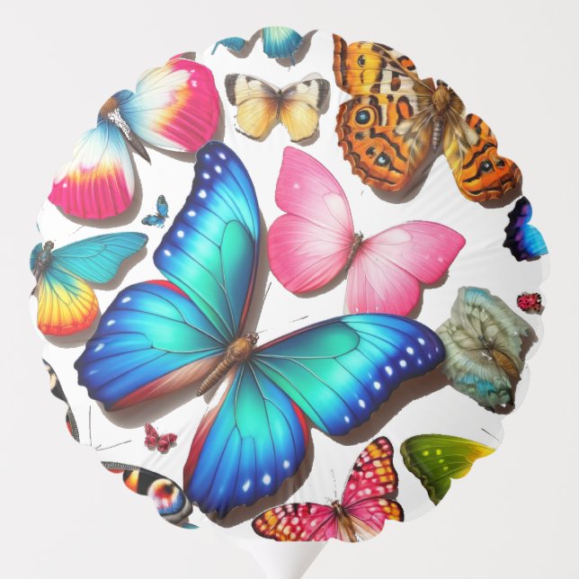 Butterfly helium balloon (Back)
