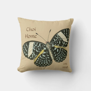 Butterfly Home Custom Throw pillow