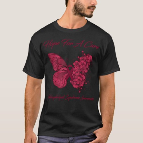 Butterfly Hope For A Cure Antiphospholipid Syndrom T_Shirt