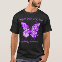 Butterfly Hope For A Cure Epilepsy Awareness T-Shirt