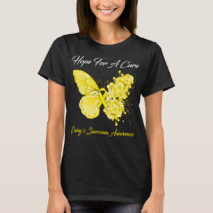 Butterfly Hope For A Cure Ewing's Sarcoma T-Shirt
