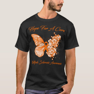 Butterfly Hope For A Cure Multiple Sclerosis Aware T-Shirt