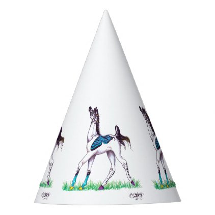 Butterfly Horse Pony Foal Party Hat