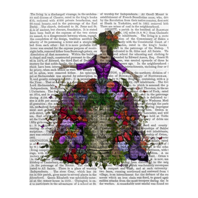 Butterfly House Queen Acrylic Print (Front)