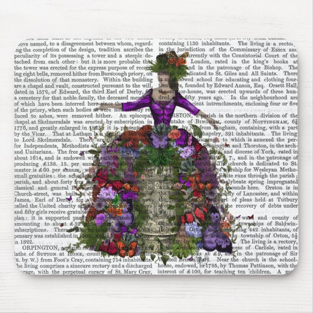 Butterfly House Queen Mouse Pad (Front)