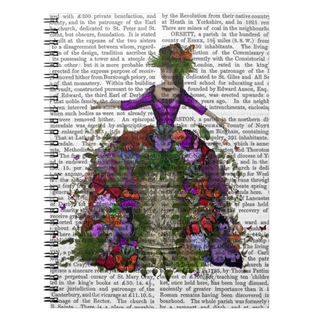 Butterfly House Queen Notebook (Front)