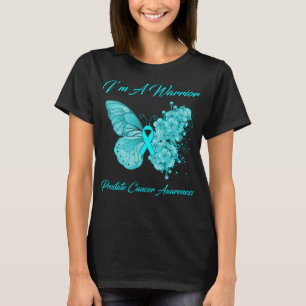 Butterfly I’m A Warrior Prostate Cancer Awareness T-Shirt