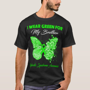 Butterfly I Wear Gray For My Wife Narcolepsy Aware T-Shirt