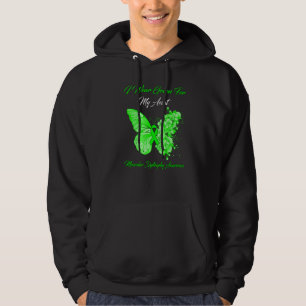 Butterfly I Wear Green For My Aunt Muscular Dystro Hoodie