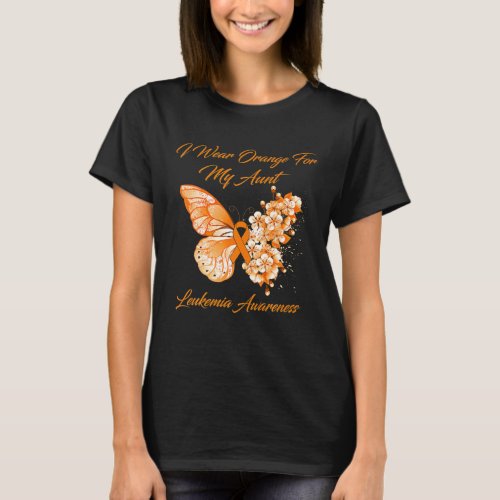 Butterfly I Wear Orange T_Shirt