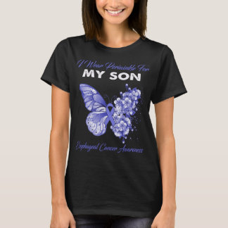 Butterfly I Wear Periwinkle For MY SON Esophageal T-Shirt
