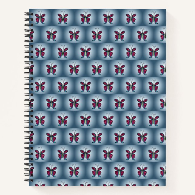 Butterfly illustration notebook (Front)