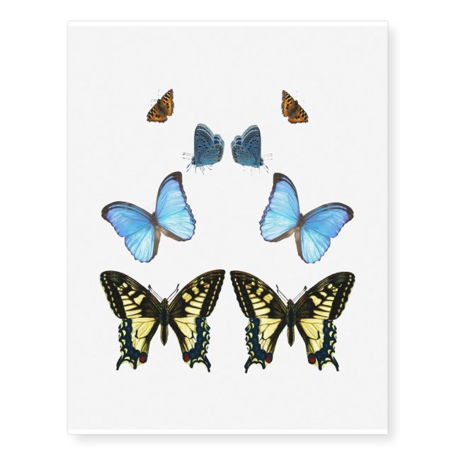 Butterfly image for Custom-Temporary-Tattoos Temporary Tattoos (Front)