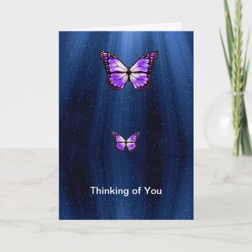 Butterfly image for Get Well Soon card