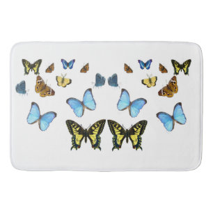 Butterfly image for Large-Bath-Mat Bathroom Mat