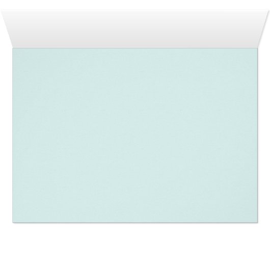 Butterfly in Aqua (Inside Horizontal (Bottom))