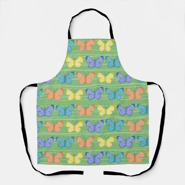 Butterfly In Art Apron (Front)