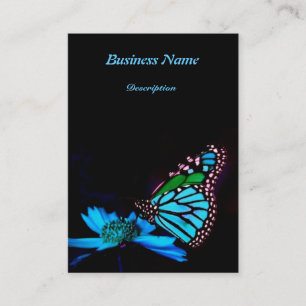 Butterfly in Blue Light -Vertical Business Card