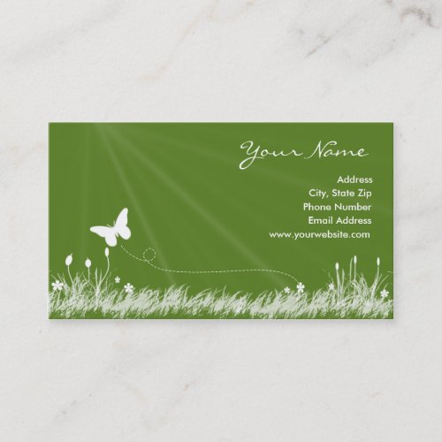 Butterfly in Flight Business Card