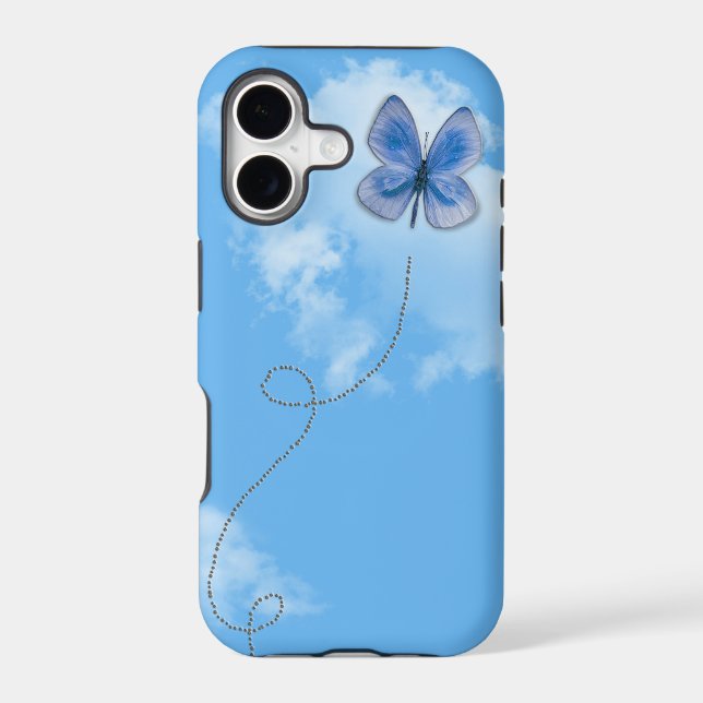 Butterfly in Flight Iphone Case (Back)