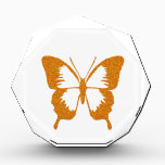 Butterfly in Gold Metallic Award<br><div class="desc">Butterfly symbolizes freedom and rebirth. Ideal for reminder of nature.</div>