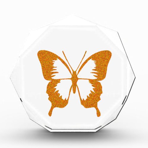 Butterfly in Gold Metallic Award