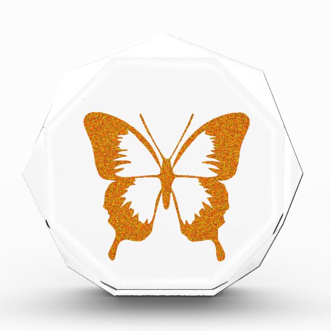 Butterfly in Gold Metallic Award (Front)