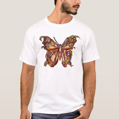 BUTTERFLY IN GOLD SPARKLES T_Shirt