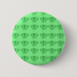 Butterfly in green button