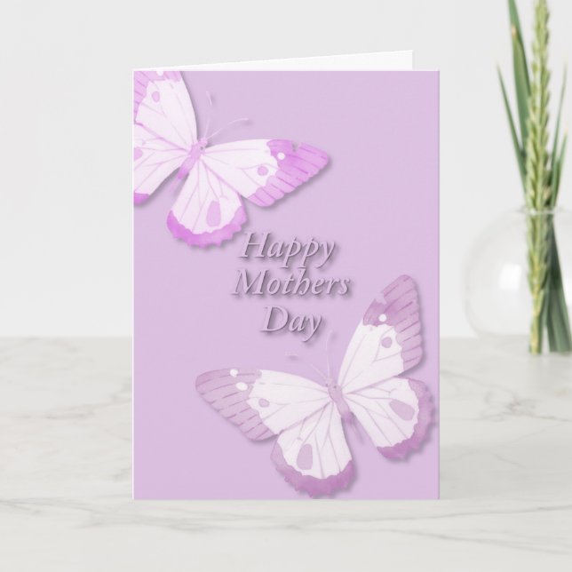 Butterfly in Pink with Pink Card (Front)