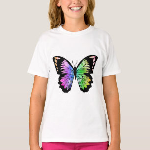 Butterfly in Rainbow Colors T-Shirt