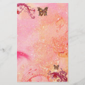 BUTTERFLY IN SPARKLES 2, red pink (Front)