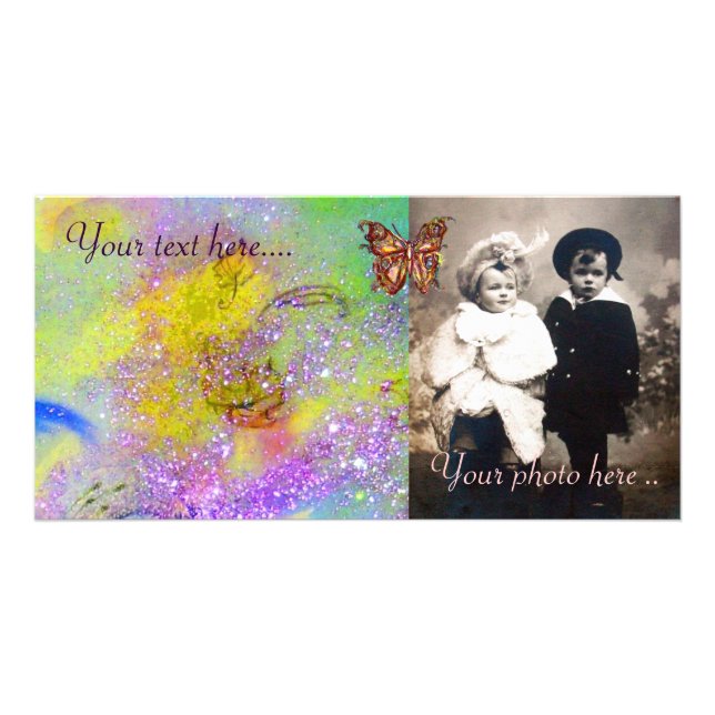 BUTTERFLY IN SPARKLES CARD (Front)