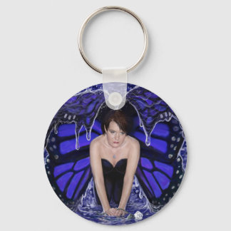 butterfly in the rain keychain