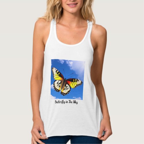 Butterfly In The Sky T_Shirt Tank Top