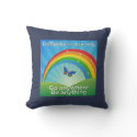 Butterfly in the Sky™ Throw Pillow