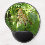 Butterfly in Tropical Leaves Nature Photography Gel Mouse Pad
