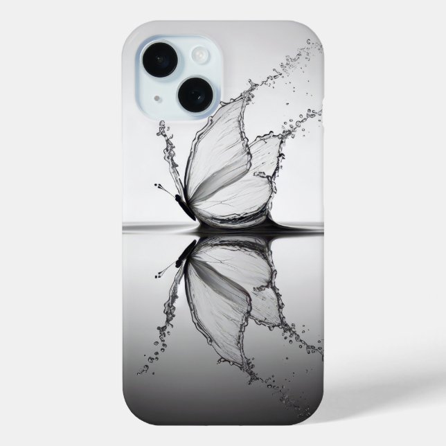 Butterfly In Water Splash  Case-Mate iPhone Case (Back)