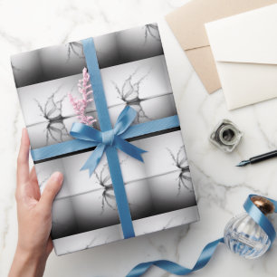 Butterfly In Water Splash Wrapping Paper