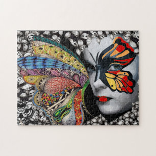 Butterfly in windows Puzzle