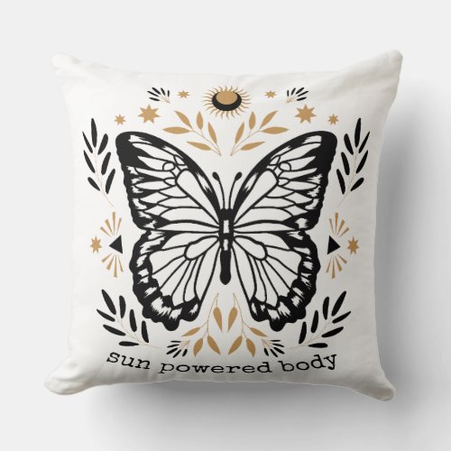 Butterfly insect animal design throw pillow