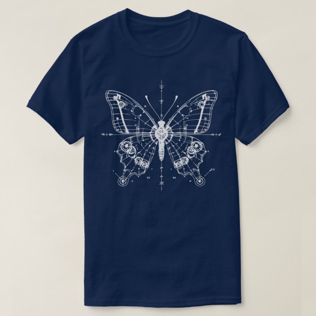 butterfly insect design T-Shirt (Design Front)