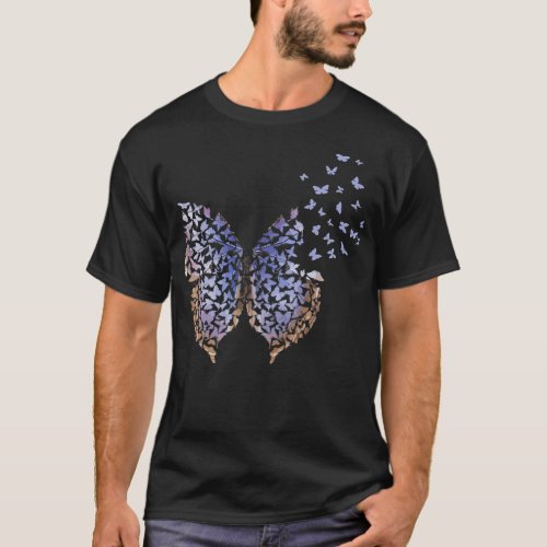 Butterfly insects swarm butterfly gift idea T_Shirt