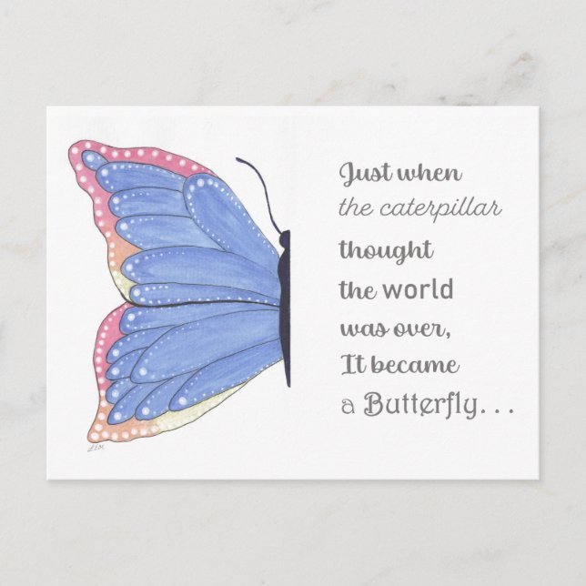 Butterfly Inspiration Postcard (Front)